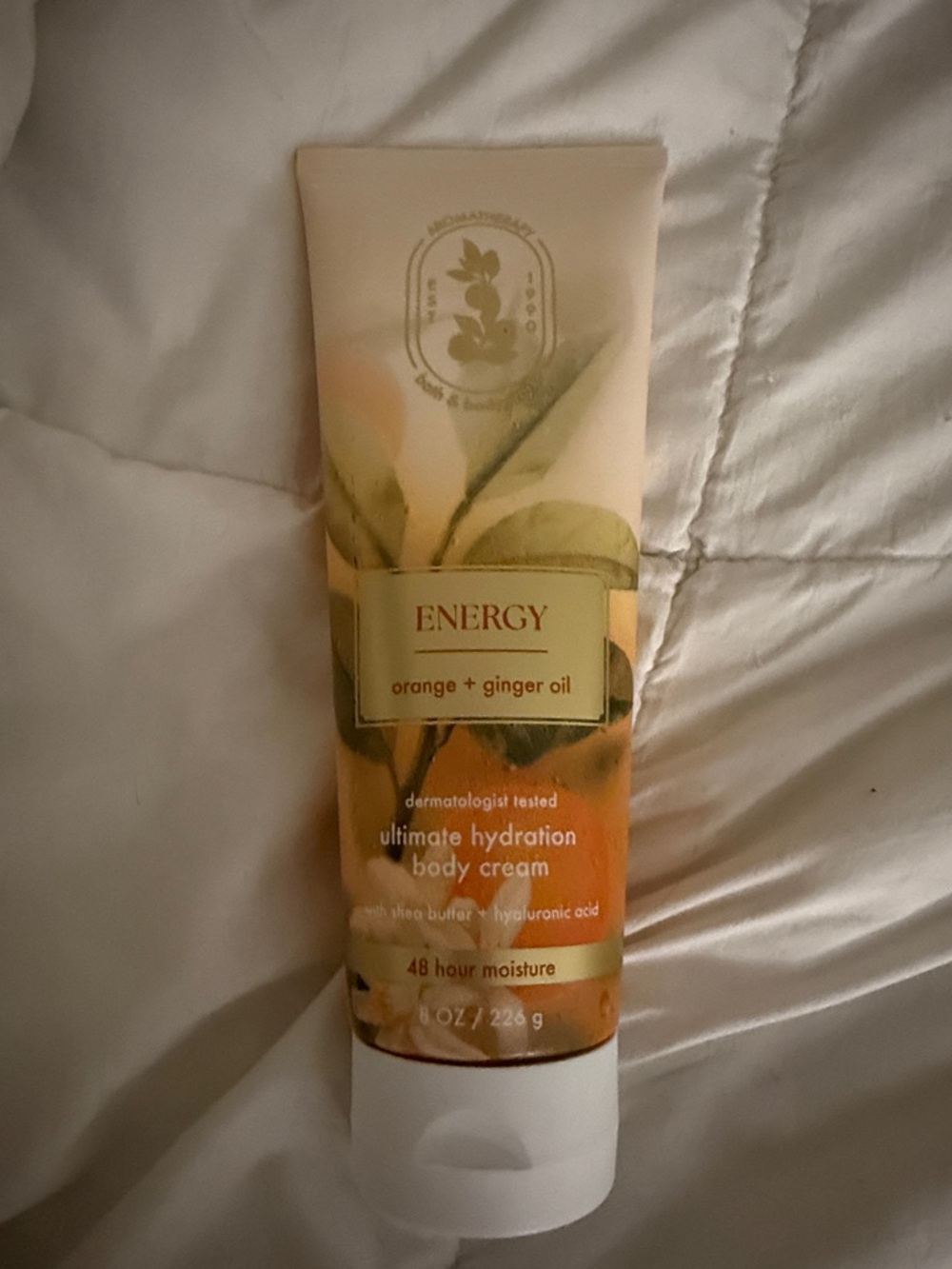 Bath and Body Works Energy Orange + Ginger Oil Ultimate Hydration Body Cream